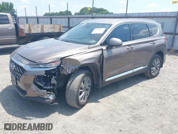 ✅ 2020 Hyundai Santa Fe SEL • VIN: 5NMS33AD3LH261307 • Lot: 42940601. Listed on IAAI with 95,444 mi. Free auction sales archive from the USA and detailed vehicle history report at DreamBid. Image 2.