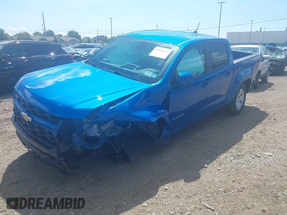 ✅ 2022 Chevrolet Colorado 4WD LT • VIN: 1GCGTCEN3N1327649 • Лот: 43056821. Опубликован ранее на IAAI с пробегом 26 605 миль. Бесплатный доступ к архиву аукционных продаж из США и подробный отчёт об истории автомобиля на DreamBid. Изображение 2.