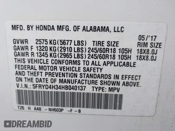 ✅ 2017 Acura MDX • VIN: 5FRYD4H34HB040137 • Lot: 42409549. Wystawiony na IAAI z przebiegiem 85 717 mil. Bezpłatny archiwum sprzedaży aukcyjnych z USA i szczegółowy raport historii pojazdu na DreamBid. Zdjęcie 9.