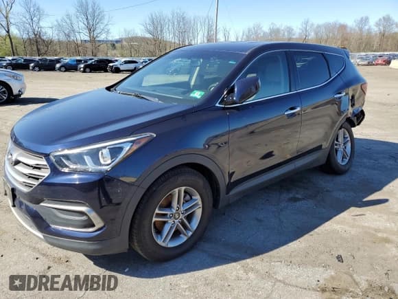 ✅ 2018 Hyundai Santa Fe 2.4L • VIN: 5XYZTDLB1JG514440 • Лот: 50703004. Опубликован ранее на Copart с пробегом 92 545 миль. Бесплатный доступ к архиву аукционных продаж из США и подробный отчёт об истории автомобиля на DreamBid. Изображение 1.