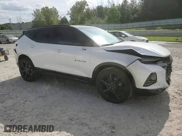 2022 Chevrolet Blazer RS z VIN 3GNKBKRS2NS197876, wystawiony jako Copart lot #66489554 z przebiegiem 33 620 mil mil oraz Szkoda całkowita • Salvage title. Historia ofert i sprzedaży dostępna na DreamBid. Obrazek 11.