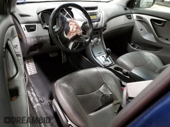 ✅ 2013 Hyundai Elantra GS • VIN: KMHDH6AEXDU006292 • Lot: 46709205. Listed on Copart with Not provided. Free auction sales archive from the USA and detailed vehicle history report at DreamBid. Image 8.