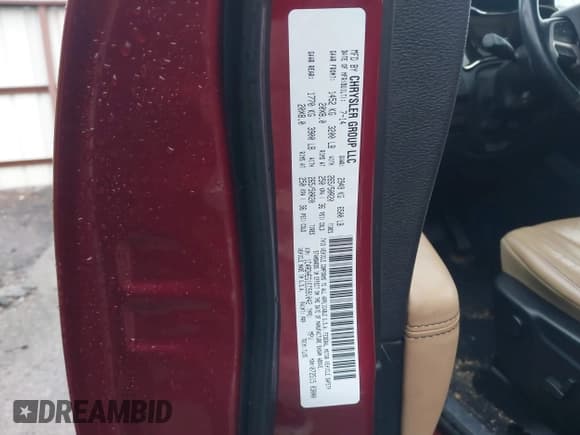 ✅ 2014 Dodge Durango Citadel • VIN: 1C4RDHEG1EC591042 • Lot: 41371595. Listed on IAAI with 189,962 mi. Free auction sales archive from the USA and detailed vehicle history report at DreamBid. Image 9.