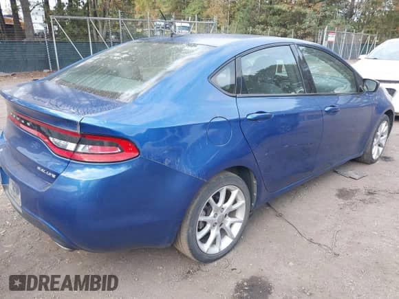 2013 Dodge Dart SXT z VIN 1C3CDFBA9DD105729, wystawiony jako IAAI lot #43531983 z przebiegiem 160 503 mil mil oraz . Historia ofert i sprzedaży dostępna na DreamBid. Obrazek 4.