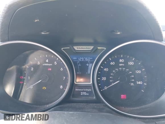 ✅ 2013 Hyundai Veloster Turbo • VIN: KMHTC6AE5DU100526 • Lot: 43467776. Listed on IAAI with 129,760 mi. Free auction sales archive from the USA and detailed vehicle history report at DreamBid. Image 7.