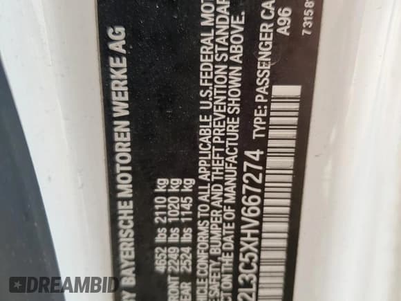 ✅ 2017 BMW 2 Series • VIN: WBA2L3C5XHV667274 • Лот: 69287525. Опубликован ранее на Copart с пробегом 118 616 миль. Бесплатный доступ к архиву аукционных продаж из США и подробный отчёт об истории автомобиля на DreamBid. Изображение 12.