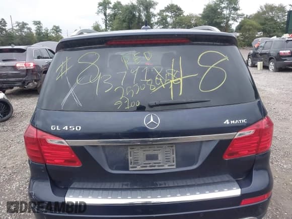 ✅ 2016 Mercedes-Benz GL 450 • VIN: 4JGDF6EE7GA708074 • Lot: 43177814. Listed on IAAI with Not provided. Free auction sales archive from the USA and detailed vehicle history report at DreamBid. Image 15.