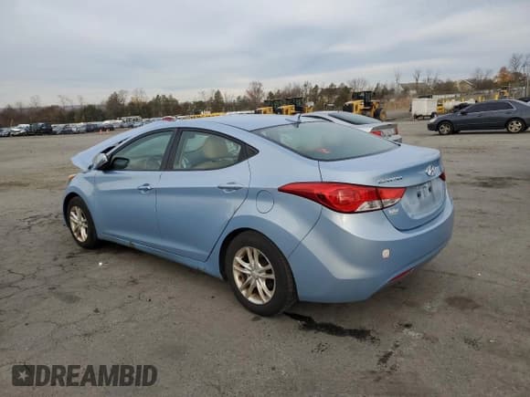✅ 2012 Hyundai Elantra Limited • VIN: KMHDH4AE9CU203389 • Lot: 91962015. Listed on Copart with 189,288 mi. Free auction sales archive from the USA and detailed vehicle history report at DreamBid. Image 2.