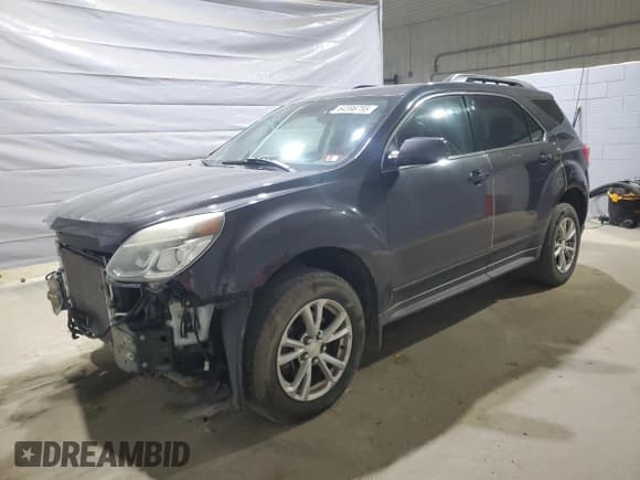 ✅ 2016 Chevrolet Equinox LT • VIN: 2GNFLFE36G6117923 • Лот: 64596755. Опубликован ранее на Copart с пробегом 53 932 миль. Бесплатный доступ к архиву аукционных продаж из США и подробный отчёт об истории автомобиля на DreamBid. Изображение 1.