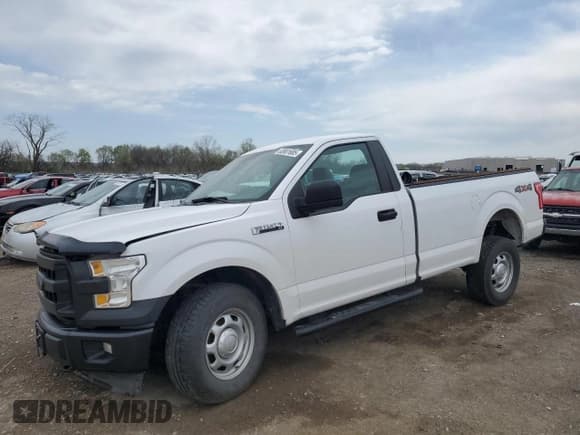 ✅ 2017 Ford F-150 XL • VIN: 1FTMF1EF5HKD32552 • Lot: 53901685. Listed on Copart with 119,461 mi. Free auction sales archive from the USA and detailed vehicle history report at DreamBid. Image 1.