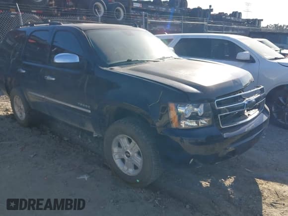 ✅ 2013 Chevrolet Tahoe LTZ • VIN: 1GNSCCE07DR169385 • Lot: 41899972. Listed on IAAI with 132,005 mi. Free auction sales archive from the USA and detailed vehicle history report at DreamBid. Image 1.