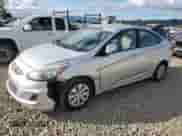 2017 Hyundai Accent SE with VIN KMHCT4AE2HU169846, listed as a Copart auction lot 80182485 with 96,489 mi miles and Salvage title. Bid and sale history available at DreamBid. Image 1.