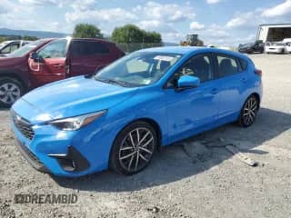 2024 Subaru Impreza Special Sports с VIN JF1GUAFC9R8894692, выставлен на аукционе Copart как лот 80553195 с пробегом 26 297 миль миль и Списание • Salvage title. История ставок и продаж доступна на DreamBid. Изображение 1.