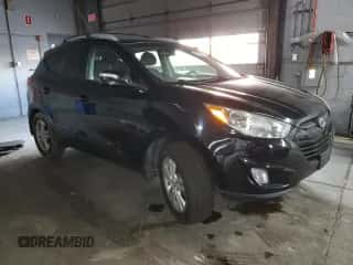 2013 Hyundai Tucson Limited with VIN KM8JU3AC0DU698395, listed as a Copart auction lot 87044815 with 117,600 mi miles and Clean title. Bid and sale history available at DreamBid. Image 4.