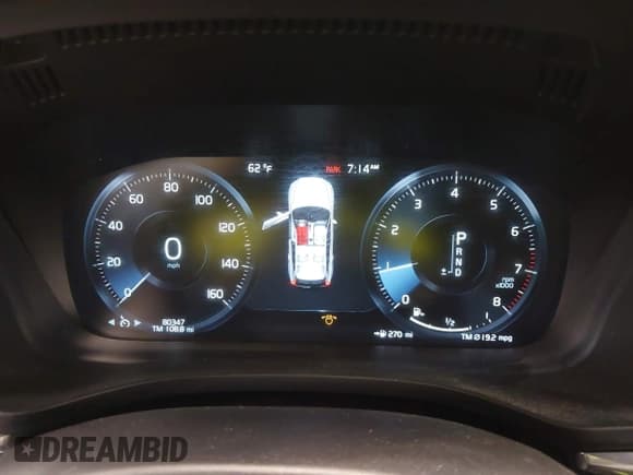 ✅ 2019 Volvo XC60 Momentum • VIN: LYVA22RK2KB230191 • Lot: 41248426. Listed on IAAI with 80,347 mi. Free auction sales archive from the USA and detailed vehicle history report at DreamBid. Image 7.