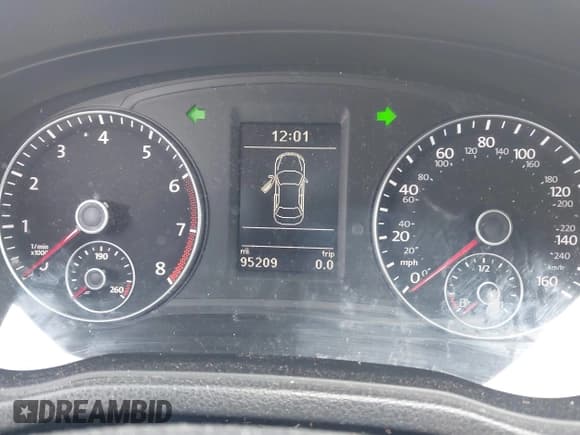 ✅ 2013 Volkswagen Passat SE • VIN: 1VWBP7A38DC105795 • Lot: 43299793. Listed on IAAI with 95,209 mi. Free auction sales archive from the USA and detailed vehicle history report at DreamBid. Image 7.