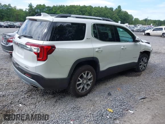 ✅ 2021 GMC Acadia SLT • VIN: 1GKKNULS8MZ158851 • Lot: 42676084. Listed on IAAI with 47,722 mi. Free auction sales archive from the USA and detailed vehicle history report at DreamBid. Image 4.
