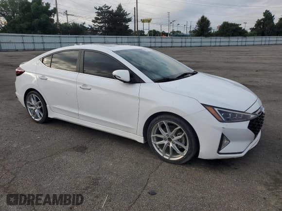 ✅ 2019 Hyundai Elantra Sport • VIN: KMHD04LBXKU835181 • Lot: 66571175. Listed on Copart with 146,830 mi. Free auction sales archive from the USA and detailed vehicle history report at DreamBid. Image 4.
