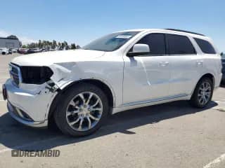 2017 Dodge Durango SXT with VIN 1C4RDHAG2HC732601, listed as a Copart auction lot 66306505 with 167,467 mi miles and Salvage title. Bid and sale history available at DreamBid. Image 1.