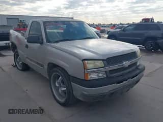 2004 Chevrolet Silverado 1500 Work Truck z VIN 1GCEC14X34Z219806, wystawiony jako IAAI lot #43293262 z przebiegiem Nie podano mil oraz . Historia ofert i sprzedaży dostępna na DreamBid. Obrazek 1.