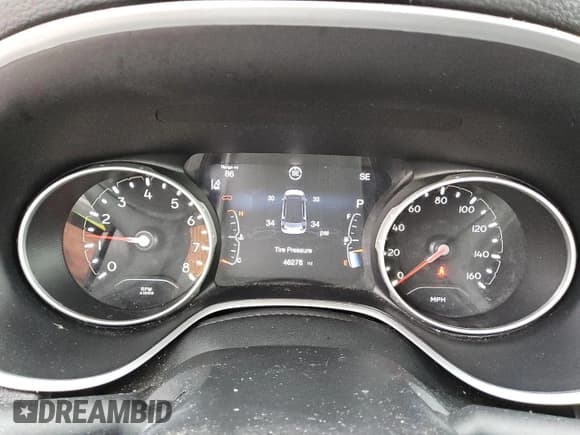 ✅ 2021 Jeep Compass Latitude • VIN: 3C4NJDBB9MT551819 • Lot: 89496475. Listed on Copart with 46,278 mi. Free auction sales archive from the USA and detailed vehicle history report at DreamBid. Image 9.