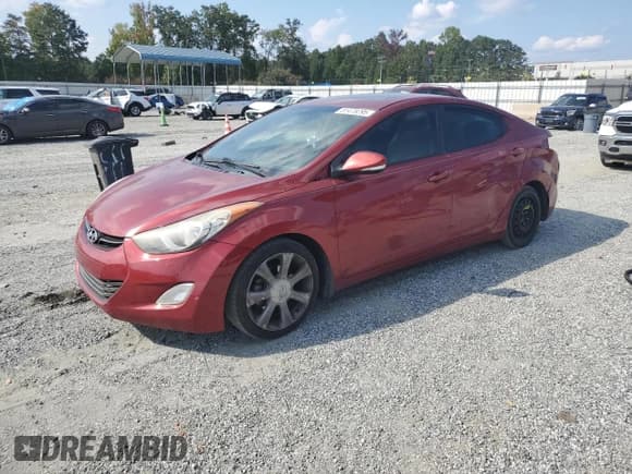 ✅ 2013 Hyundai Elantra GLS • VIN: 5NPDH4AE4DH249616 • Lot: 81478295. Listed on Copart with 140,064 mi. Free auction sales archive from the USA and detailed vehicle history report at DreamBid. Image 1.