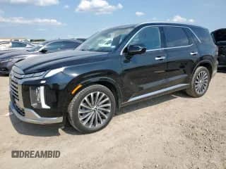 2023 Hyundai Palisade Calligraphy с VIN KM8R74GE8PU579393, выставлен на аукционе Copart как лот 71544855 с пробегом 72 339 миль миль и Списание • Salvage title. История ставок и продаж доступна на DreamBid. Изображение 1.