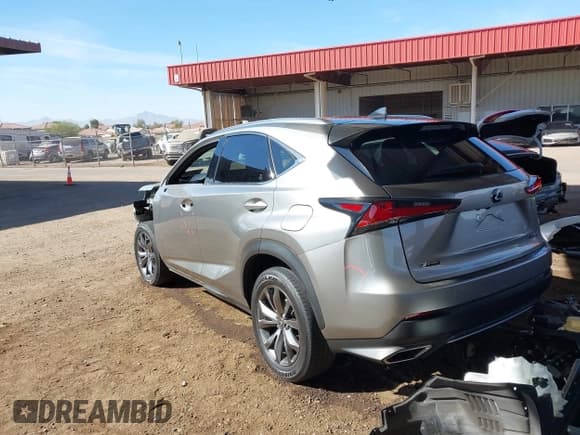 ✅ 2020 Lexus NX 300 F Sport • VIN: JTJSARBZ7L5010244 • Lot: 41624624. Listed on IAAI with 32,590 mi. Free auction sales archive from the USA and detailed vehicle history report at DreamBid. Image 3.