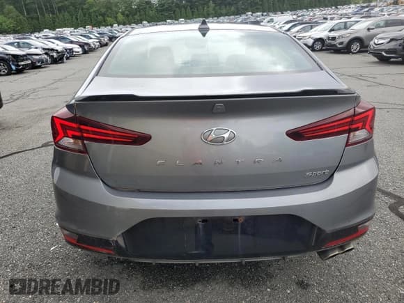 ✅ 2019 Hyundai Elantra Sport • VIN: KMHD04LB3KU820277 • Lot: 63289715. Listed on Copart with 117,689 mi. Free auction sales archive from the USA and detailed vehicle history report at DreamBid. Image 6.