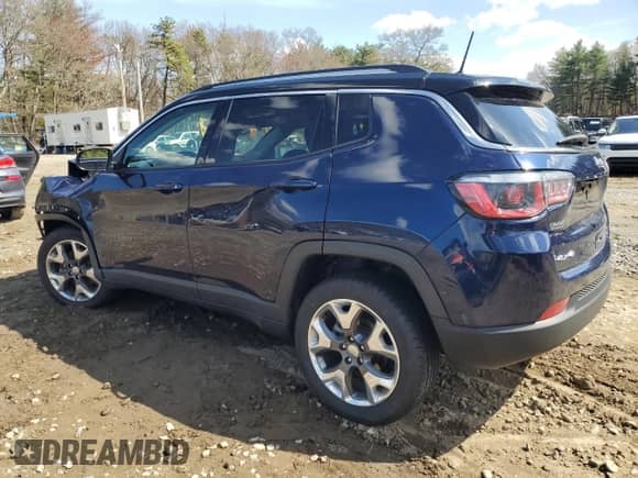 2018 Jeep Compass Limited z VIN 3C4NJDCB9JT222614, wystawiony jako Copart lot #53231485 z przebiegiem 55 604 mil mil oraz Szkoda całkowita • Salvage title. Historia ofert i sprzedaży dostępna na DreamBid. Obrazek 2.