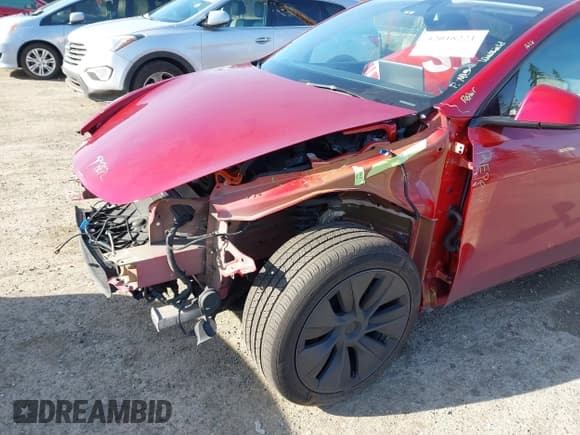 ✅ 2024 Tesla Model Y Long Range • VIN: 7SAYGDEE9RF199805 • Lot: 42018221. Wystawiony na IAAI z przebiegiem 7 359 mil. Bezpłatny archiwum sprzedaży aukcyjnych z USA i szczegółowy raport historii pojazdu na DreamBid. Zdjęcie 6.