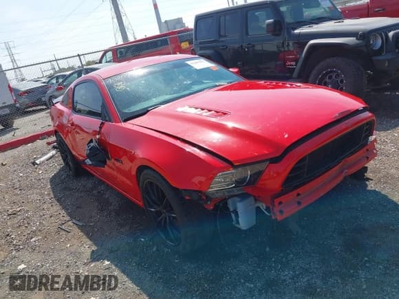 ✅ 2014 Ford Mustang GT • VIN: 1ZVBP8CF5E5200625 • Lot: 43207991. Listed on IAAI with 122,978 mi. Free auction sales archive from the USA and detailed vehicle history report at DreamBid. Image 1.
