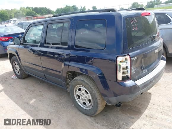 ✅ 2014 Jeep Patriot Sport • VIN: 1C4NJPBA7ED513229 • Lot: 42213427. Listed on IAAI with 207,264 mi. Free auction sales archive from the USA and detailed vehicle history report at DreamBid. Image 3.