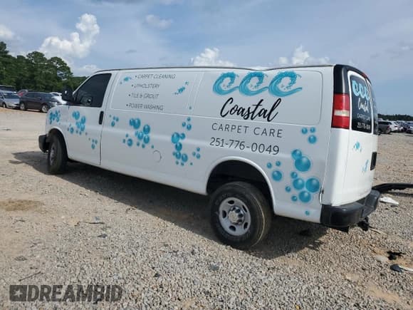 ✅ 2013 Chevrolet Express Cargo • VIN: 1GCWGGCA7D1106612 • Lot: 65674935. Listed on Copart with Not provided. Free auction sales archive from the USA and detailed vehicle history report at DreamBid. Image 2.