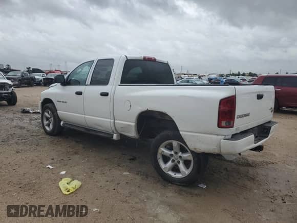 ✅ 2003 Dodge 1500 ST • VIN: 1D7HU18Z63J554955 • Лот: 82993574. Размещён на Copart с пробегом 228 770 миль миль. Получите бесплатный доступ к архиву аукционных продаж из США и посмотрите подробный отчёт об истории автомобиля на DreamBid. Изображение 2.