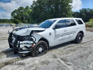 2024 Dodge Durango Pursuit z VIN 1C4SDJFT0RC199695, wystawiony jako Copart lot #60321145 z przebiegiem 18 089 mil mil oraz Szkoda całkowita • Salvage title. Historia ofert i sprzedaży dostępna na DreamBid. Obrazek 1.