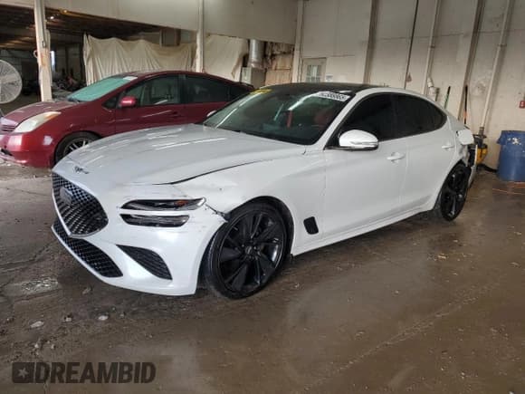 ✅ 2023 Genesis G70 2.0T • VIN: KMTG34TA3PU108294 • Lot: 92388865. Wystawiony na Copart z przebiegiem 75 472 mil. Bezpłatny archiwum sprzedaży aukcyjnych z USA i szczegółowy raport historii pojazdu na DreamBid. Zdjęcie 1.
