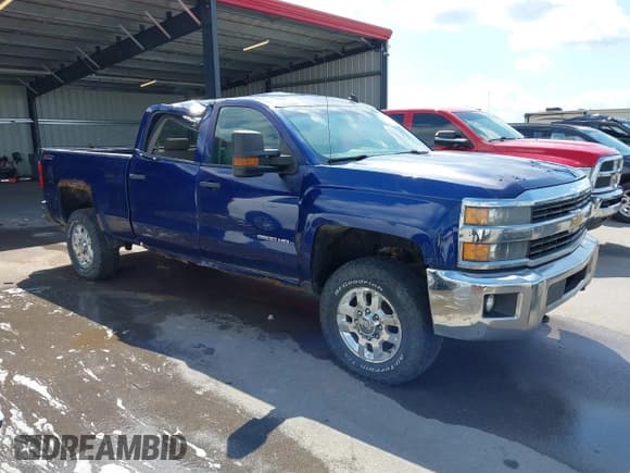 ✅ 2015 Chevrolet Silverado 2500HD LT • VIN: 1GC1KVEG4FF107284 • Lot: 42907719. Listed on IAAI with 313,421 mi. Free auction sales archive from the USA and detailed vehicle history report at DreamBid. Image 1.