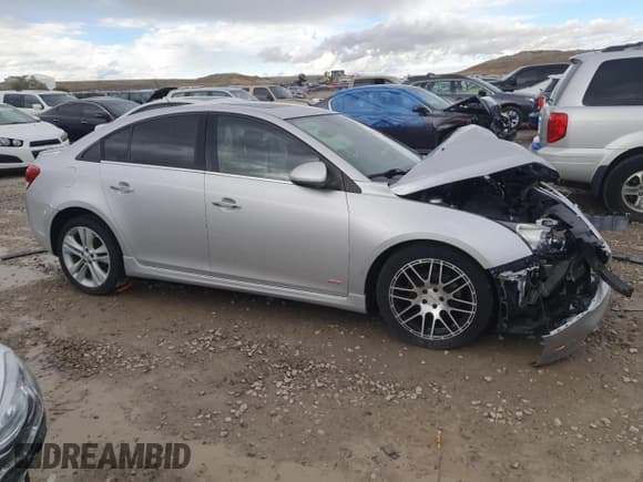 ✅ 2015 Chevrolet Cruze LTZ • VIN: 1G1PG5SB4F7155178 • Lot: 86479395. Listed on Copart with Not provided. Free auction sales archive from the USA and detailed vehicle history report at DreamBid. Image 4.
