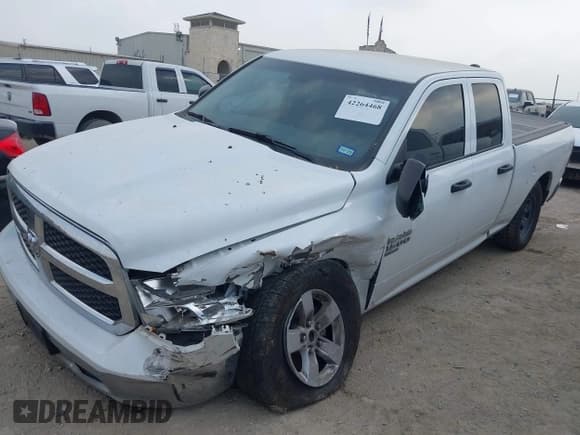 ✅ 2019 Ram 1500 Tradesman • VIN: 1C6RR6FG0KS594446 • Lot: 42264468. Listed on IAAI with 155,867 mi. Free auction sales archive from the USA and detailed vehicle history report at DreamBid. Image 17.