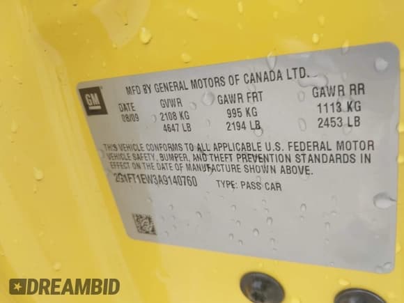 ✅ 2010 Chevrolet Camaro 2SS • VIN: 2G1FT1EW3A9140760 • Лот: 43814143. Опубликован ранее на IAAI с пробегом 116 446 миль. Бесплатный доступ к архиву аукционных продаж из США и подробный отчёт об истории автомобиля на DreamBid. Изображение 9.