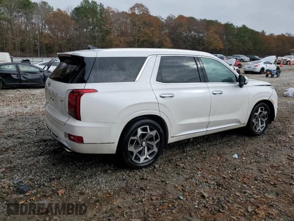 ✅ 2021 Hyundai Palisade Calligraphy • VIN: KM8R7DHE2MU203279 • Лот: 84706554. Опубликован ранее на Copart с пробегом 88 290 миль. Бесплатный доступ к архиву аукционных продаж из США и подробный отчёт об истории автомобиля на DreamBid. Изображение 3.