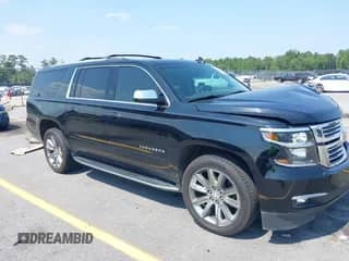 2019 Chevrolet Suburban Premier with VIN 1GNSCJKC5KR304766, listed as a IAAI auction lot 42410264 with 105,171 mi miles and . Bid and sale history available at DreamBid. Image 1.