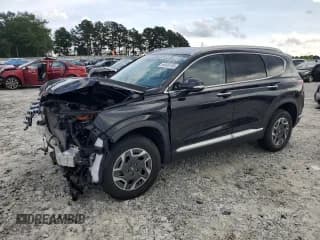 ✅ 2021 Hyundai Santa Fe Blue • VIN: KM8S2DA13MU002692 • Lot: 60330705. Listed on Copart with 57,987 mi. Free auction sales archive from the USA and detailed vehicle history report at DreamBid. Image 1.