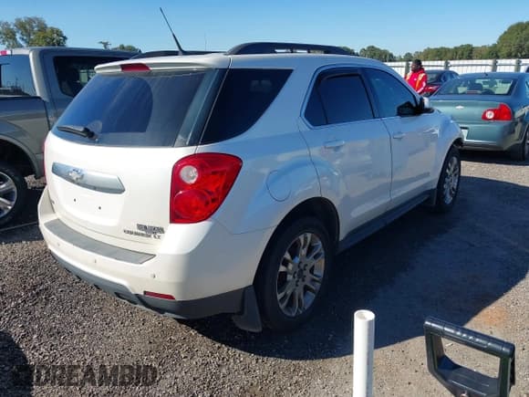 ✅ 2012 Chevrolet Equinox 1LT • VIN: 2GNALDEK2C1182250 • Lot: 43606554. Listed on IAAI with 168,546 mi. Free auction sales archive from the USA and detailed vehicle history report at DreamBid. Image 4.
