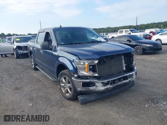 ✅ 2020 Ford F-150 XL • VIN: 1FTEW1CP2LKE85429 • Lot: 43272666. Listed on IAAI with 41,280 mi. Free auction sales archive from the USA and detailed vehicle history report at DreamBid. Image 1.