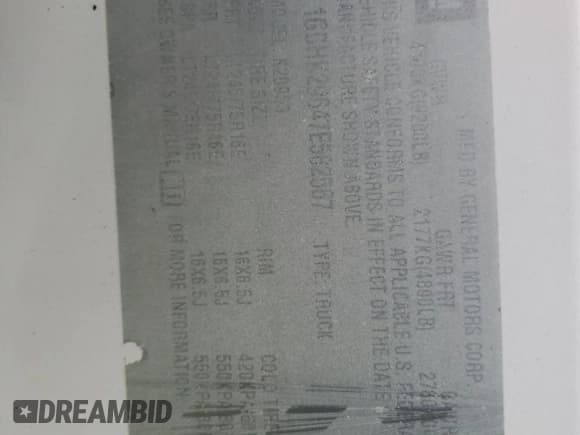 ✅ 2007 Chevrolet Silverado 2500HD 2LT • VIN: 1GCHK29647E582567 • Lot: 79145864. Listed on Copart with Not provided. Free auction sales archive from the USA and detailed vehicle history report at DreamBid. Image 12.