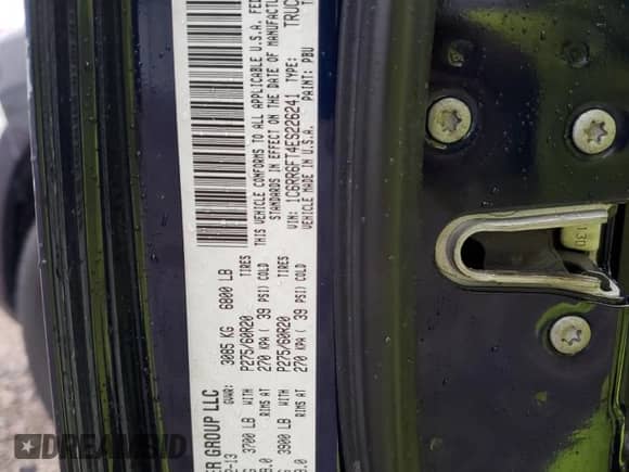 2014 Ram 1500 Express z VIN 1C6RR6FT4ES226241, wystawiony jako Copart lot #90356115 z przebiegiem 110 870 mil mil oraz Czysty tytuł • Clean title. Historia ofert i sprzedaży dostępna na DreamBid. Obrazek 12.