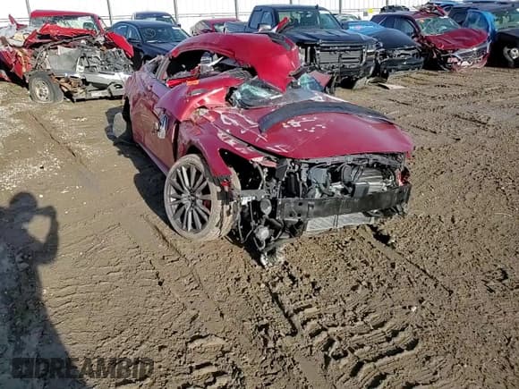 ✅ 2017 Infiniti Q60 Red Sport 400 • VIN: JN1FV7EK8HM610671 • Lot: 79714723. Listed on Copart with Not provided. Free auction sales archive from the USA and detailed vehicle history report at DreamBid. Image 11.