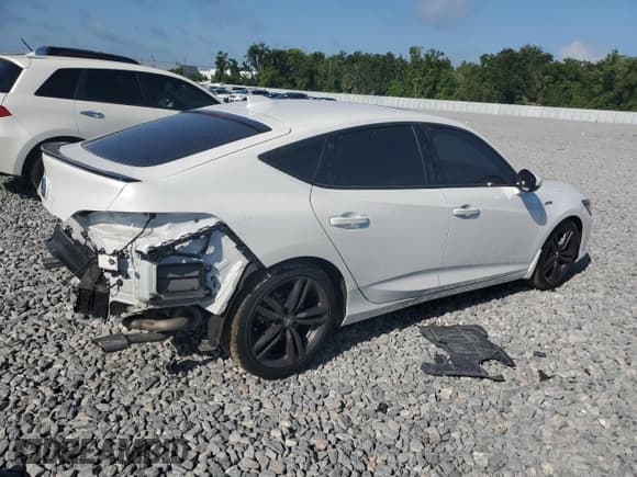 ✅ 2025 Acura Integra w/A-Spec Package • VIN: 19UDE4H35SA003449 • Lot: 57907185. Listed on Copart with 8,788 mi. Free auction sales archive from the USA and detailed vehicle history report at DreamBid. Image 3.